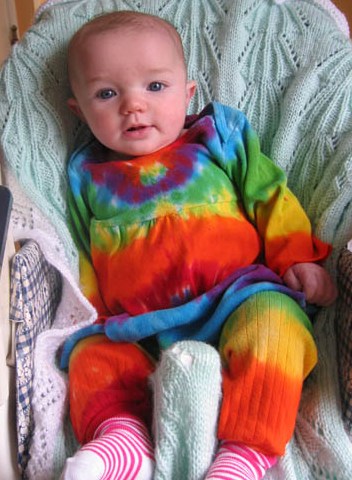Eliza the Tie-Dyed Baby Spring 2006.