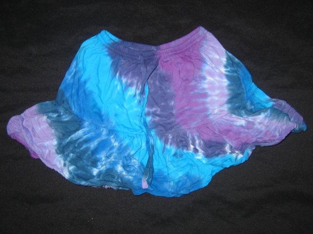 Skirt Blue Purple Swirl