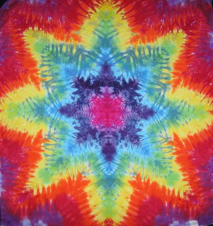 Tie Dyed Mandala Tapestry 19
