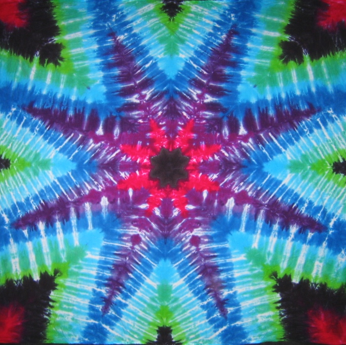 Tie Dyed Mandala Tapestry 21