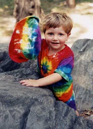 William on Rocks in Central Park NYC