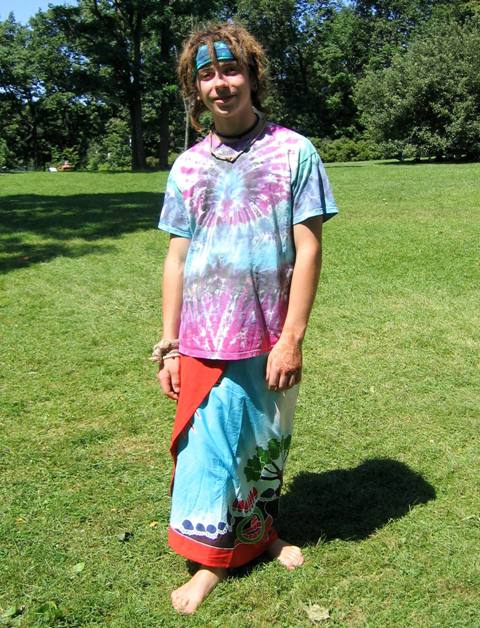 Henry in a well-loved shirt Champlain Valley Festival 2006