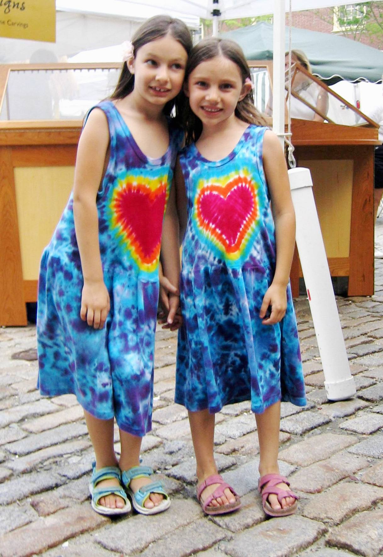Kelsey and Michaela at New Bedford Summerfest 2006