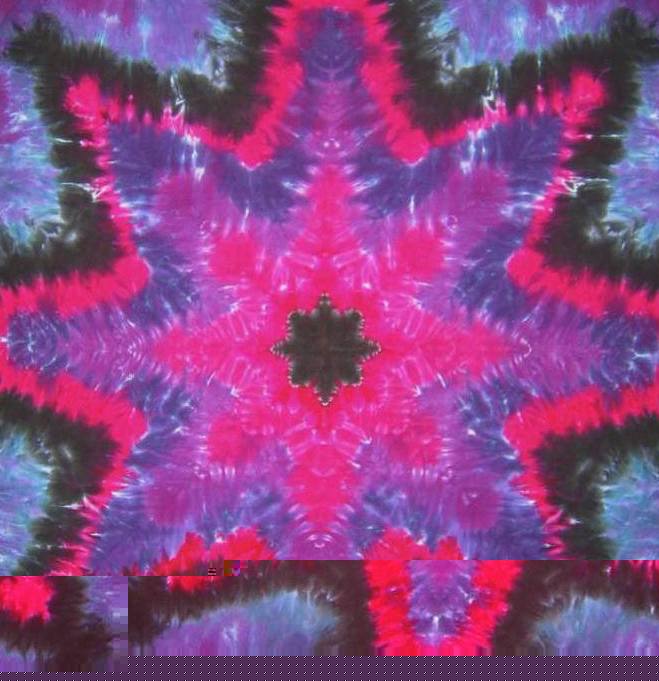 Tie Dyed Mandala Tapestry 14