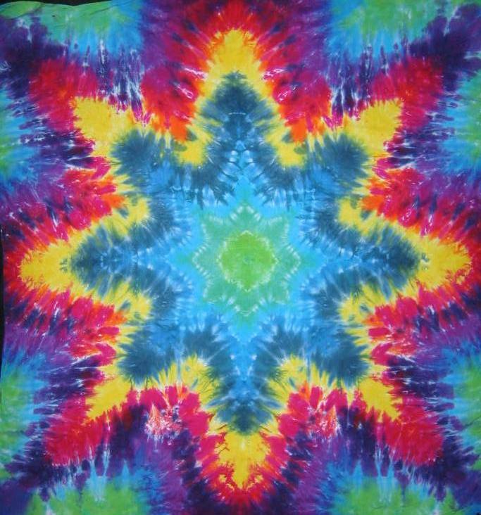 Tie Dyed Mandala Tapestry 15