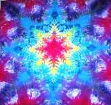 Tie Dyed Mandala Tapestry 1