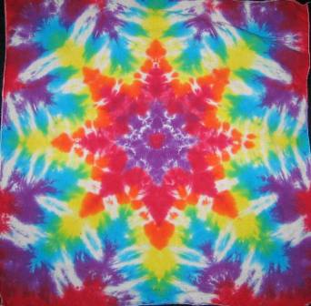 Tie Dyed Mandala Tapestry 24