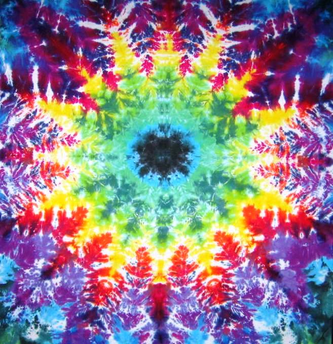 Tie Dyed Mandala Tapestry 25