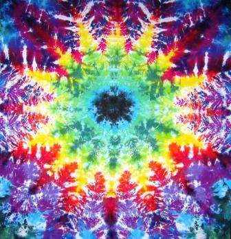 Tie Dyed Mandala Tapestry 25