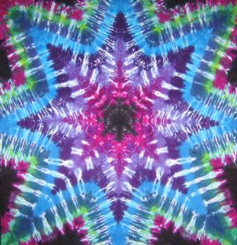 Tie Dyed Mandala Tapestry 30
